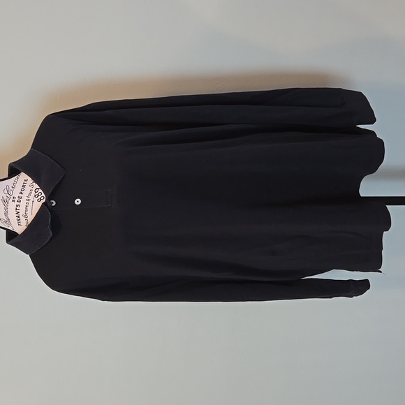 Black Long Sleeve Polo - Picture 1 of 7